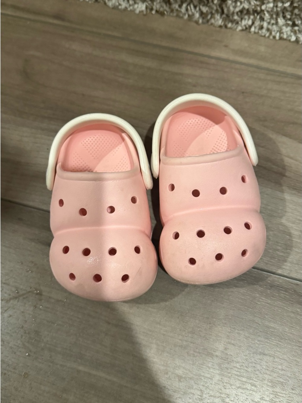 Kids Pink Clog Sandals 130mm